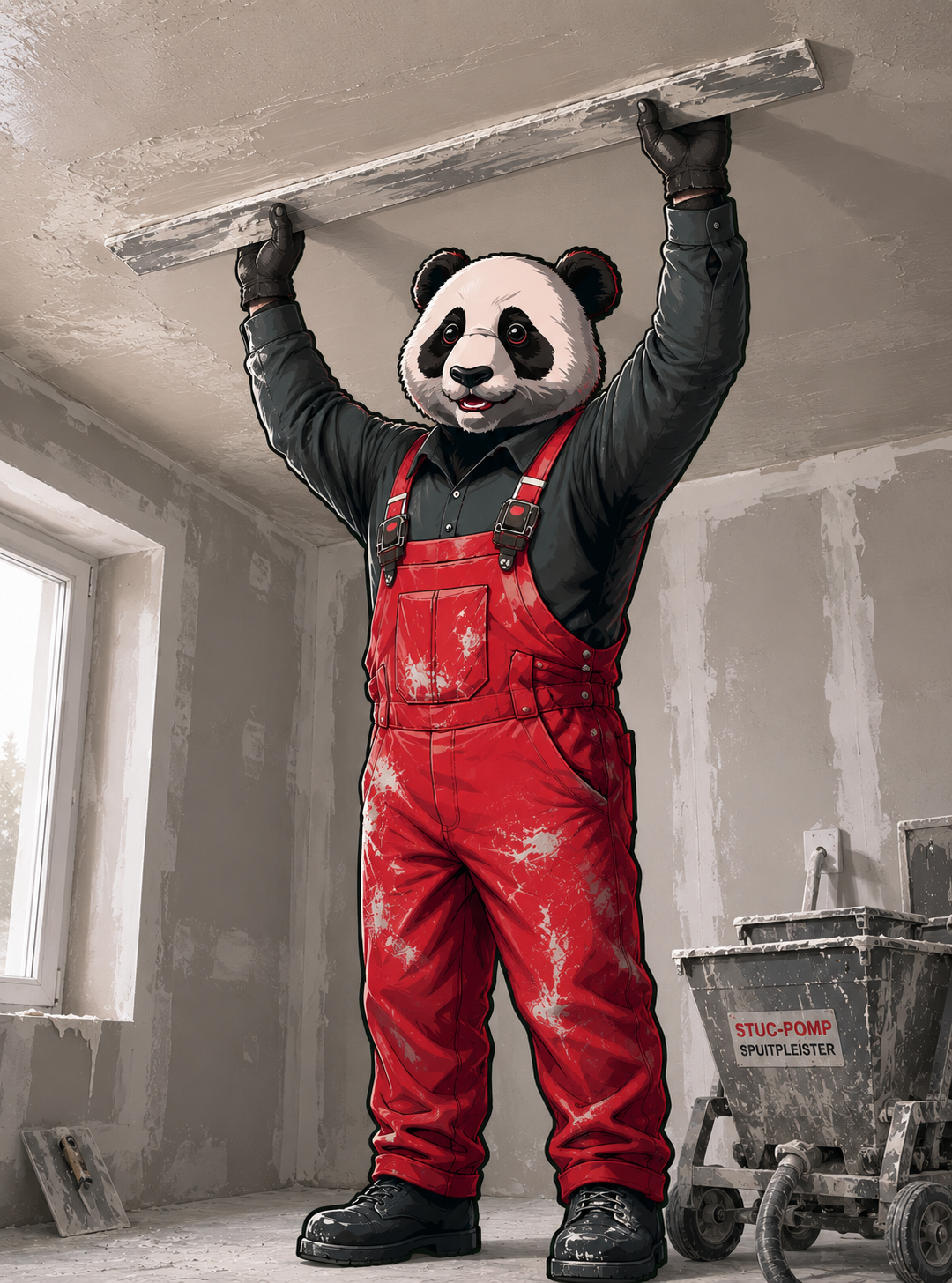 Illustratie bij Renovatie & reparatie — stukadoorswerk op Texel